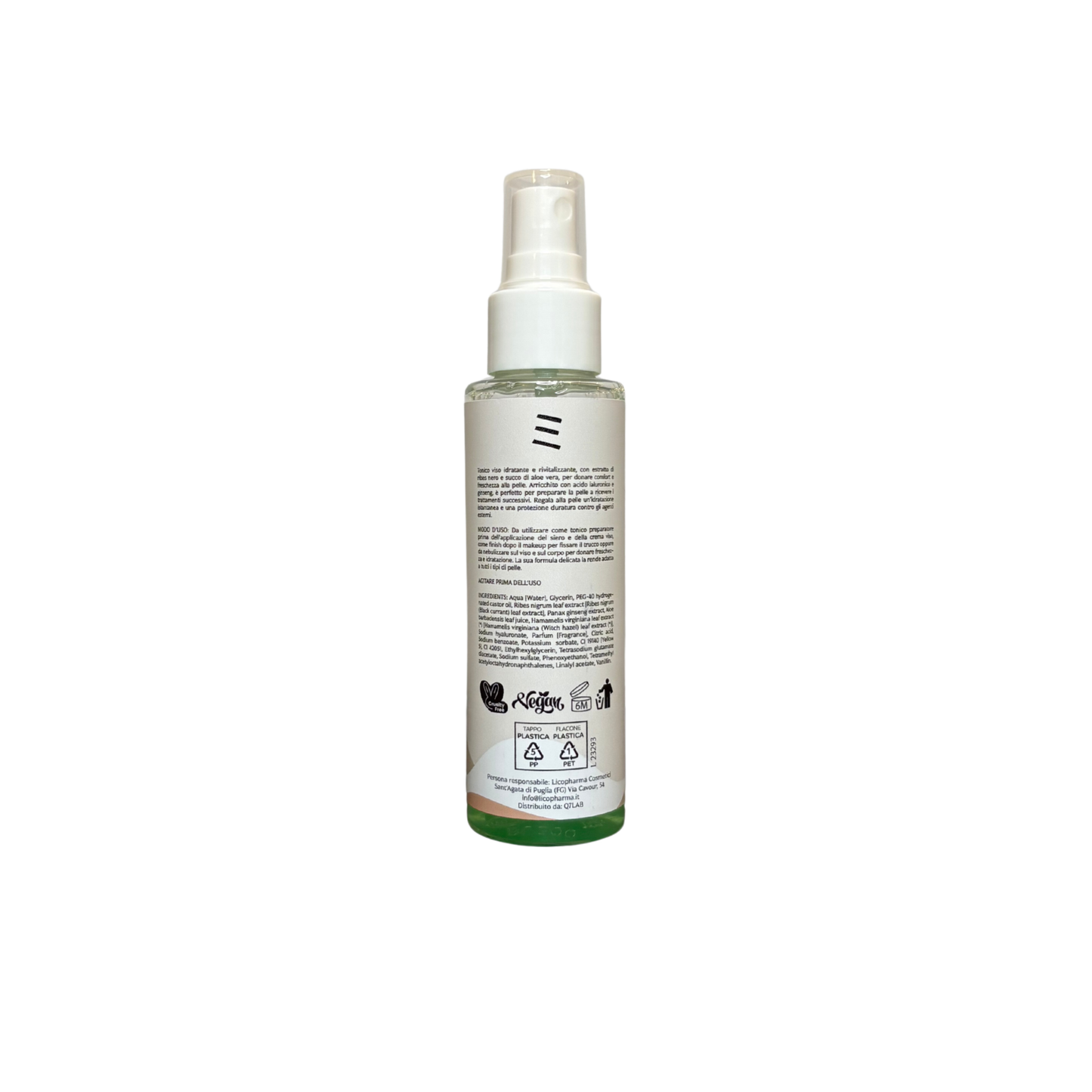 Q7Lab face mist toning refreshing hydrating facial spray for instant skin balance and glow