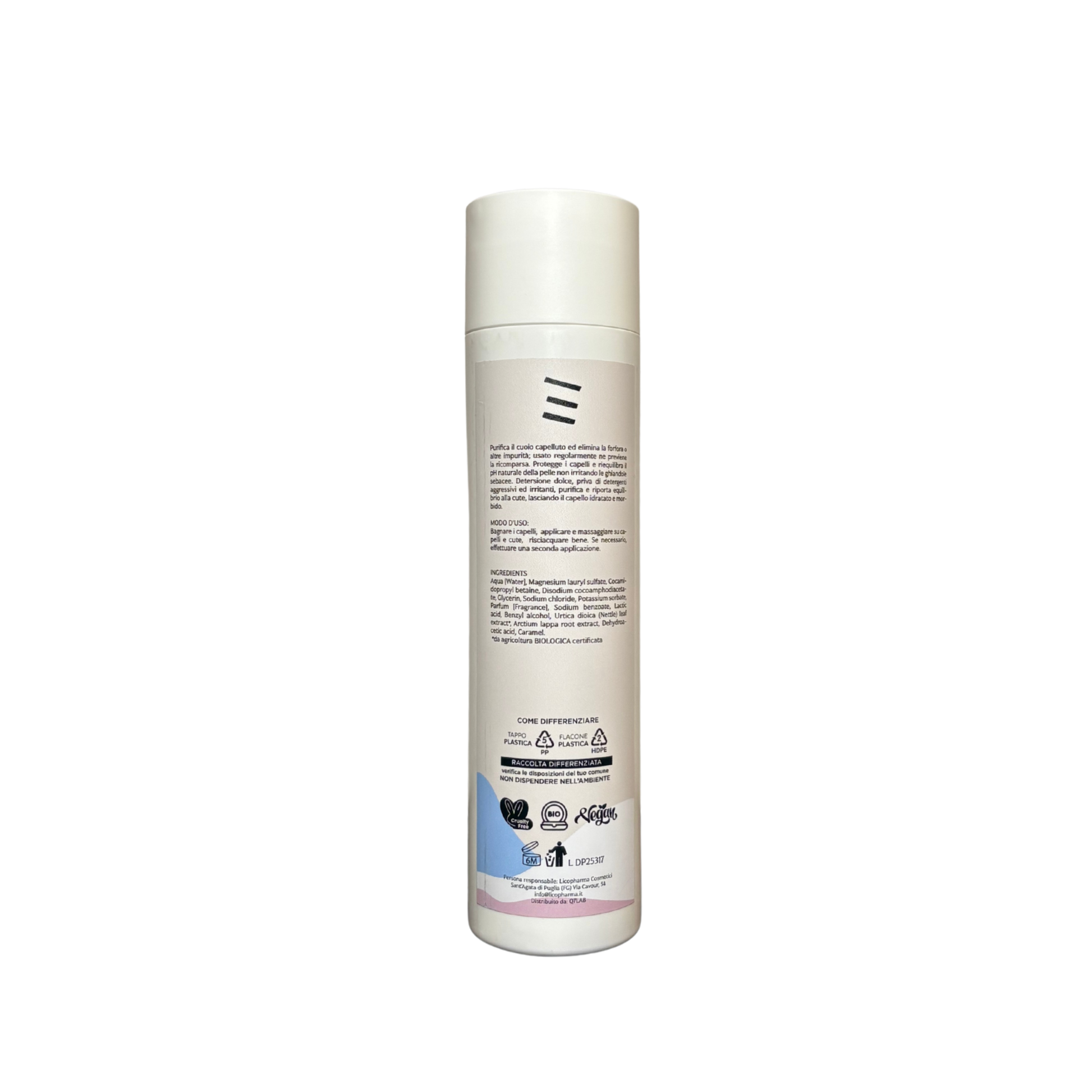 Izanami Q7Lab balancing purifying shampoo gentle scalp-cleansing formula for fresh, purified and healthy-looking hair