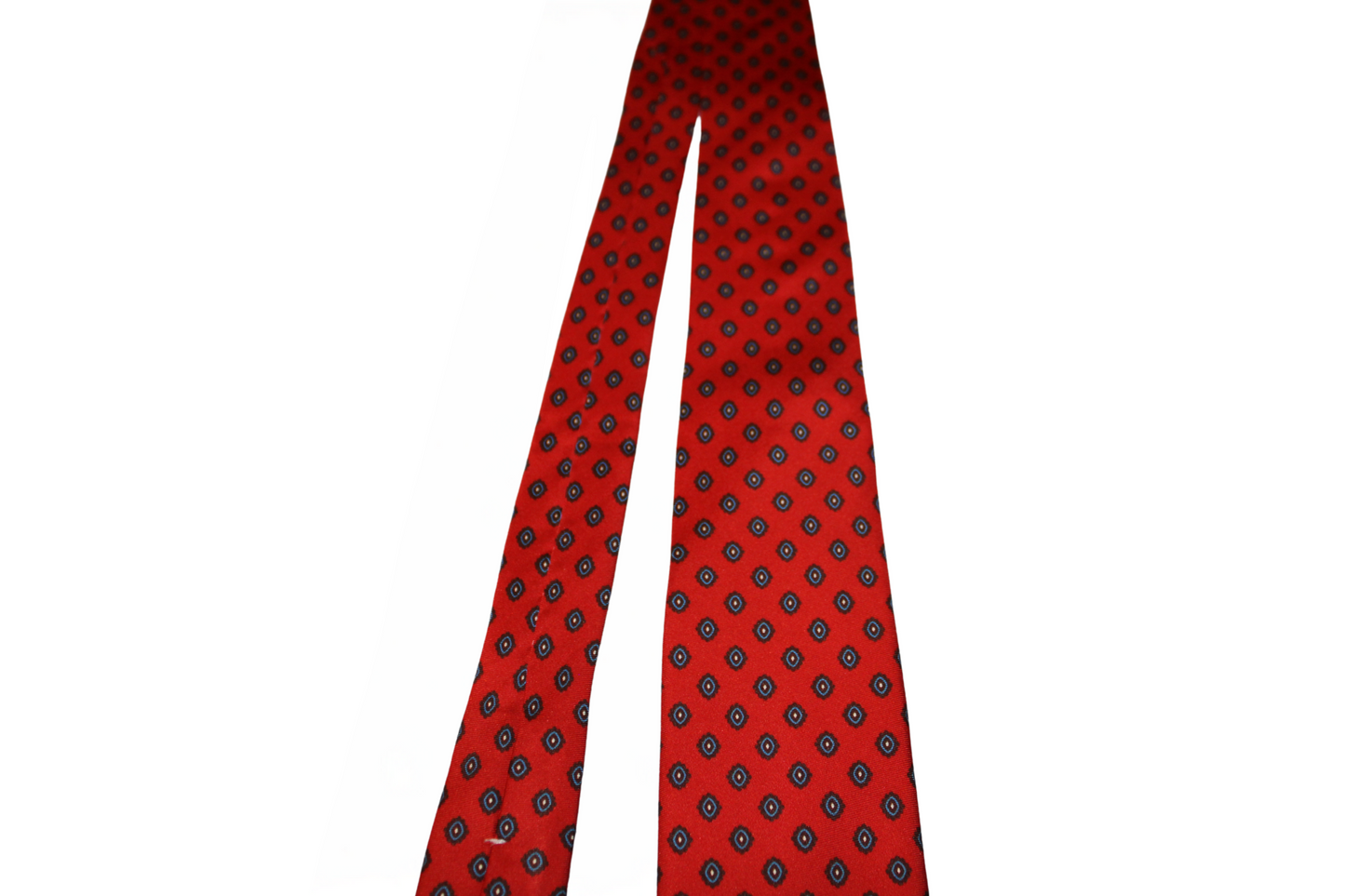 Cravatta sartoriale Hermes in twill di seta rossa - Q7LAB | Italian brand of luxury accessories crafted by artisans