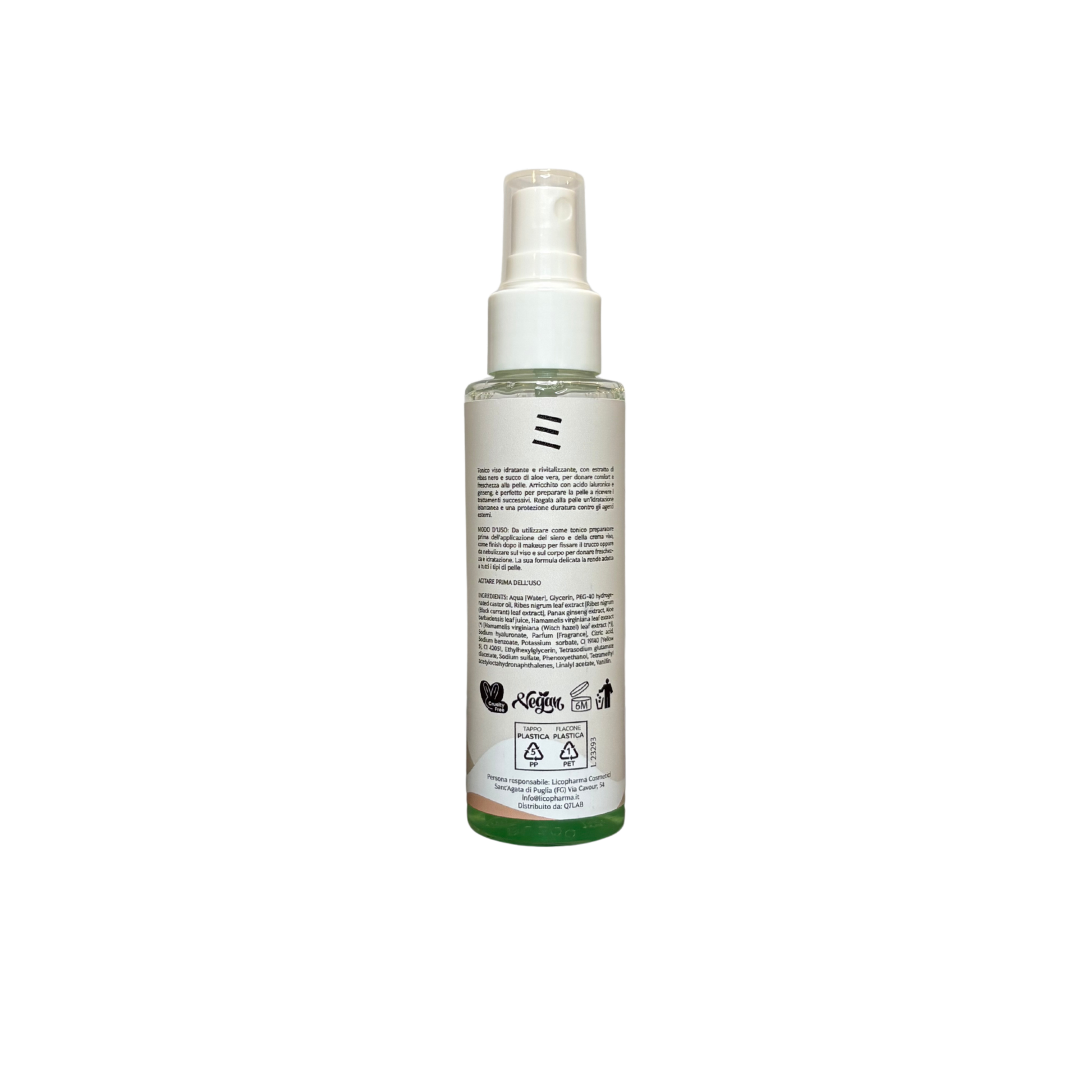 Q7Lab face mist toning refreshing hydrating facial spray for instant skin balance and glow