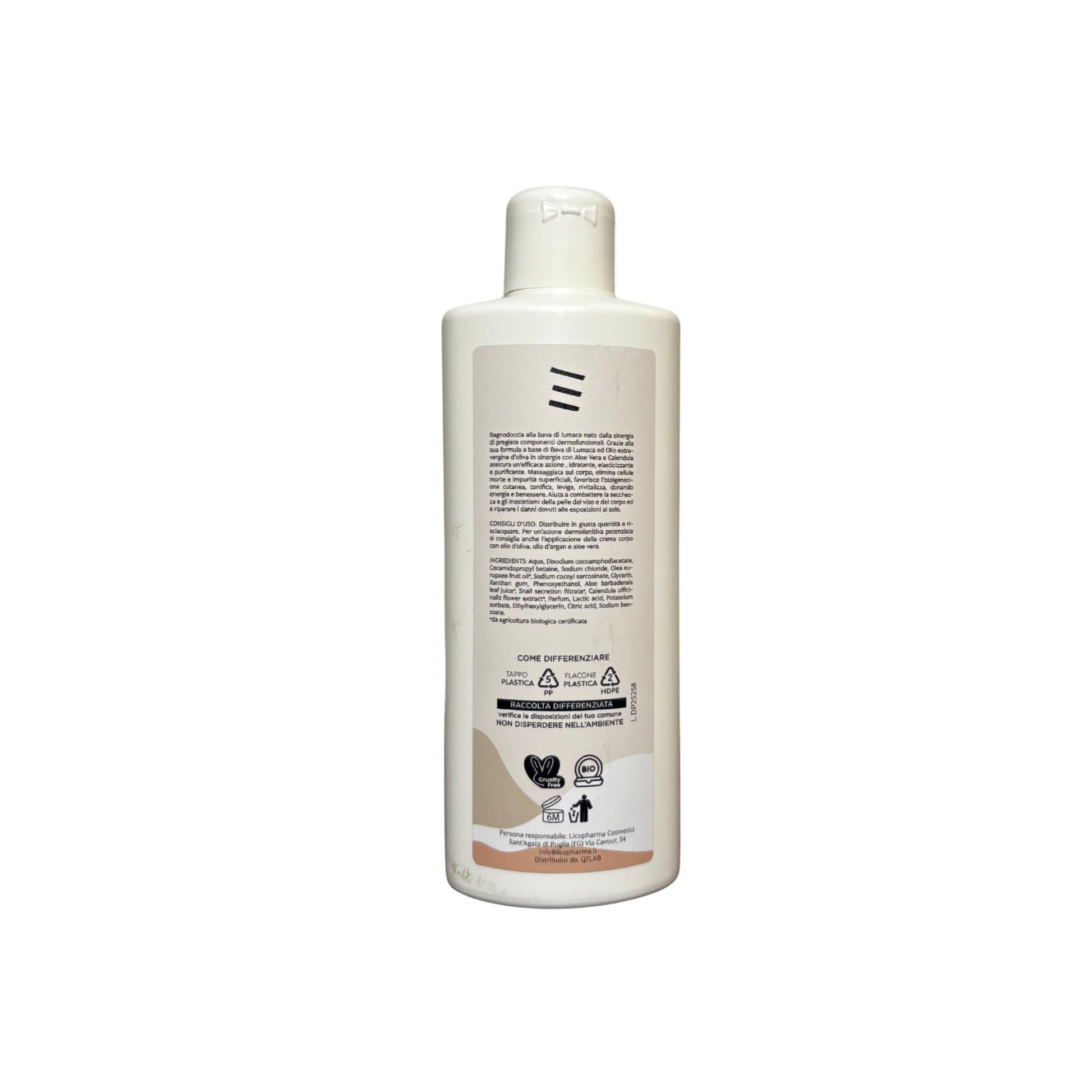 Izanami Q7Lab hydrating protective body wash gentle daily cleansing treatment for soft, refreshed and protected skin