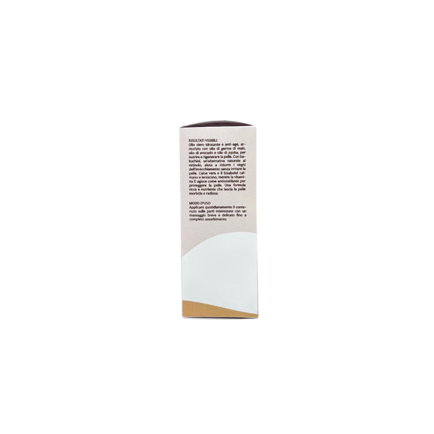 Olio siero idratante nutriente IZANAMI con jojoba, avocado e mais, viso biologico e cosmetici naturali.