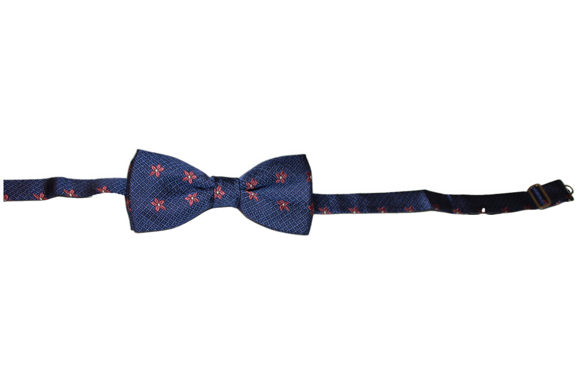 Papillon sartoriale Gervaso in jacquard di seta blu, jacquard, Q7LAB Made in Italy