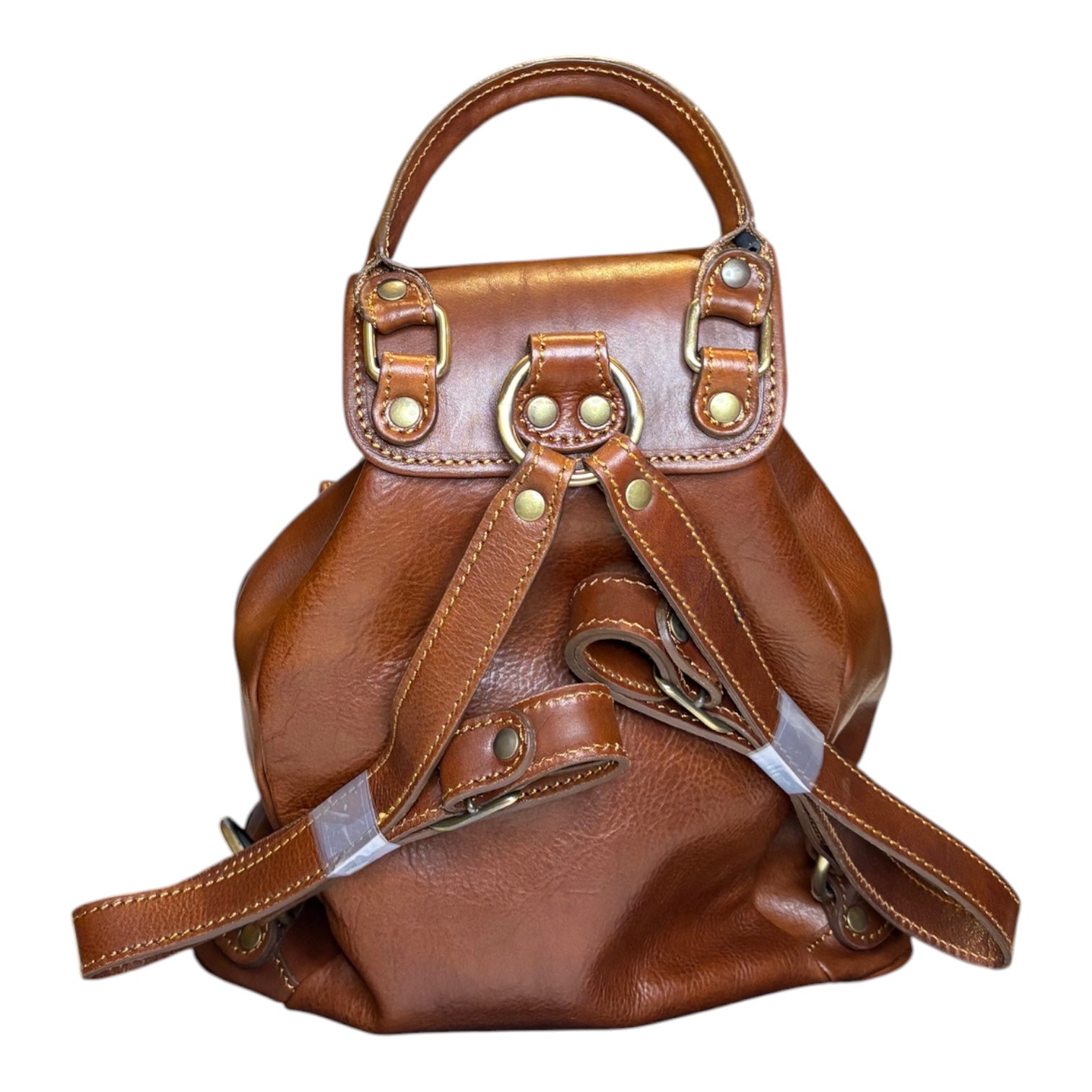 Q7Lab Persephone leather backpack handcrafted premium backpack with elegant contemporary design, functional organization and durable luxury leather construction