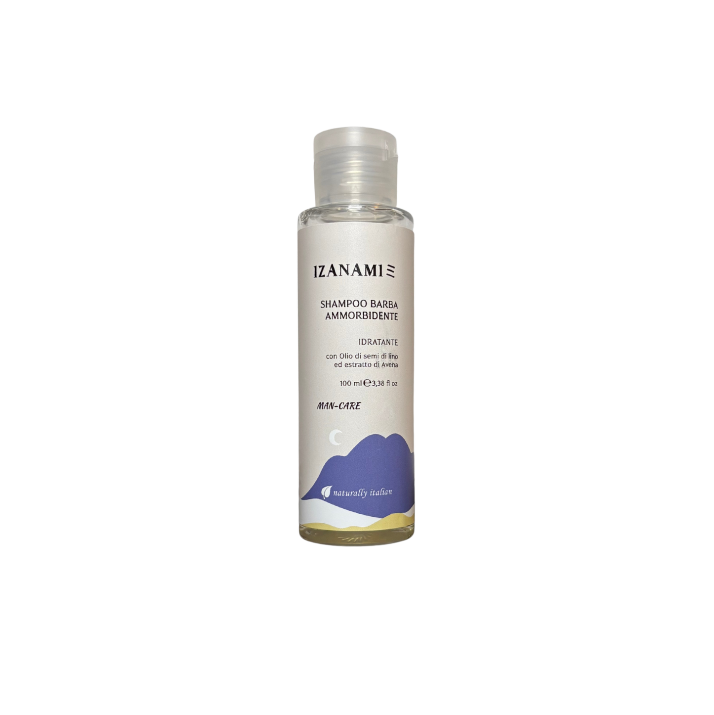 Shampoo barba Izanami Q7Lab detergente delicato e idratante per la cura quotidiana della barba, lascia il pelo morbido, fresco e purificato
