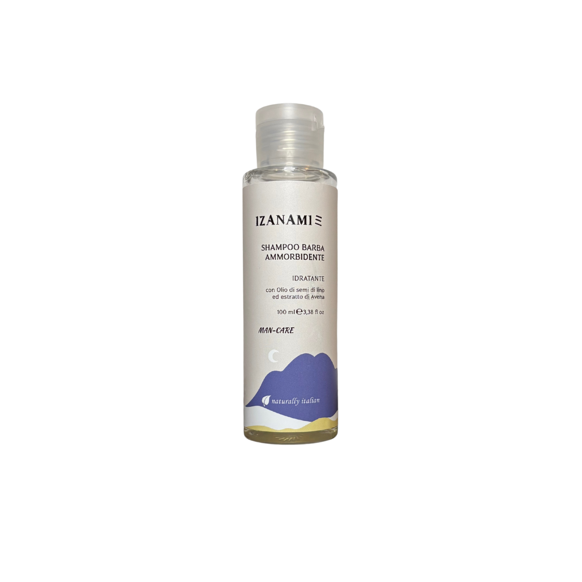 Shampoo barba Izanami Q7Lab detergente delicato e idratante per la cura quotidiana della barba, lascia il pelo morbido, fresco e purificato